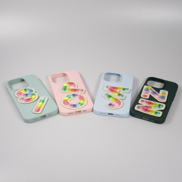Produktbild PhoneLook Sticker Aufkleber für Handy/Tablet/Computer 3D gestickt Lettre V