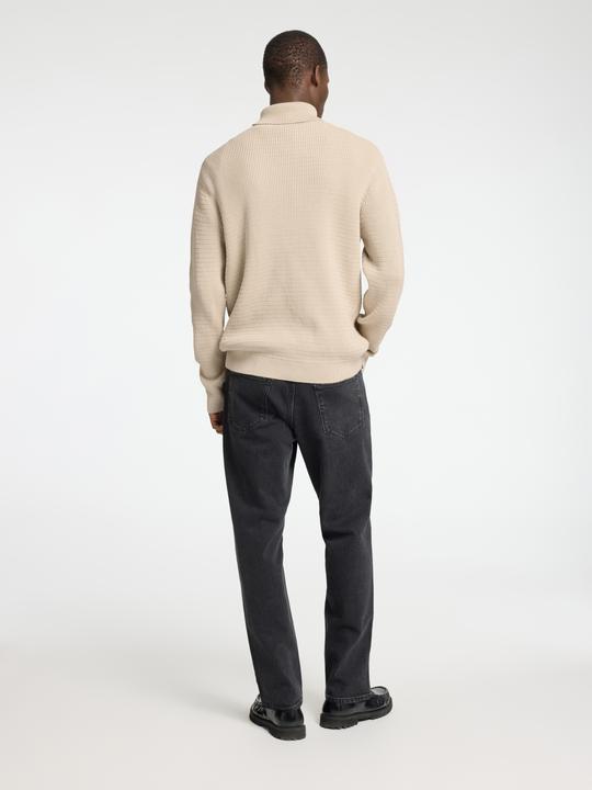 Image du produit Selected Homme Pull à col roulé texturé (L)