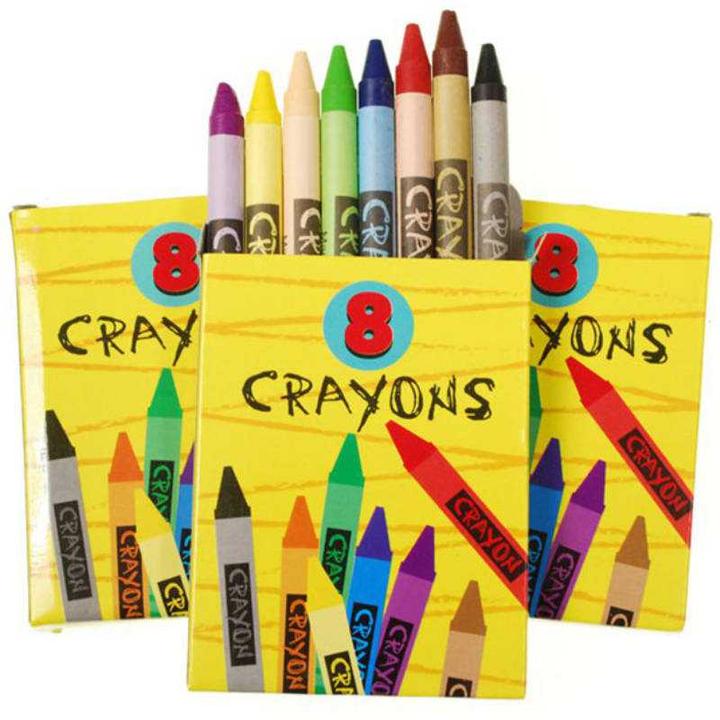 Image du produit Unique Boites de 8 crayons de couleur (6pcs) (Multicolore, 6 x)