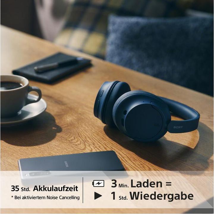 Productafbeelding Sony WH-CH720N (NC, 35 h, Draadloze, Bedraad)