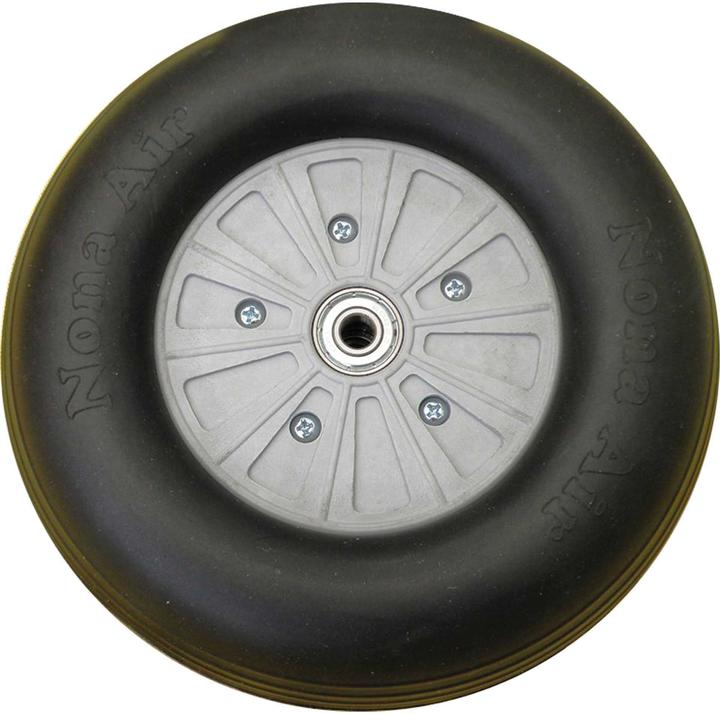 Actual product image Planet-Hobby Räder Heavy Duty ca.195x55mm mit Kugellager, geschlossene Felge, 2 Stück