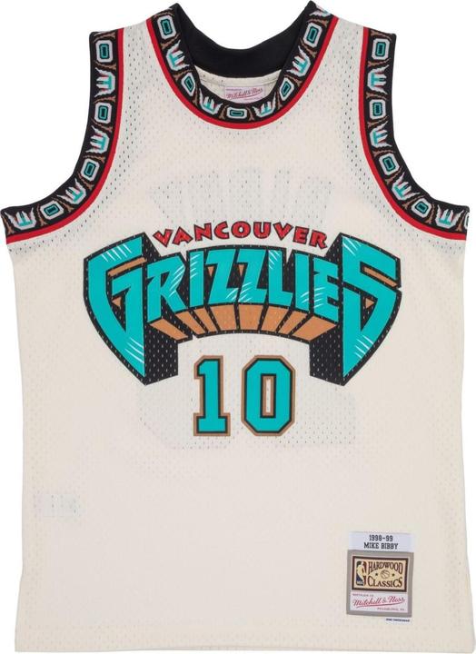 Mitchell & Ness Swingman Jersey Vancouver Grizzlies OFF-WHITE Mike Bibby XXL (XXL)