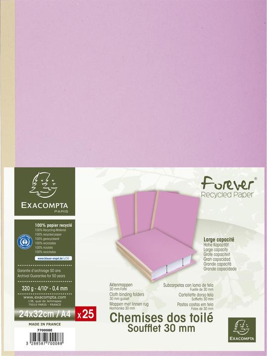 Image du produit Exacompta Fardes de classement - Couvertures de dossiers (A4, 25 x)