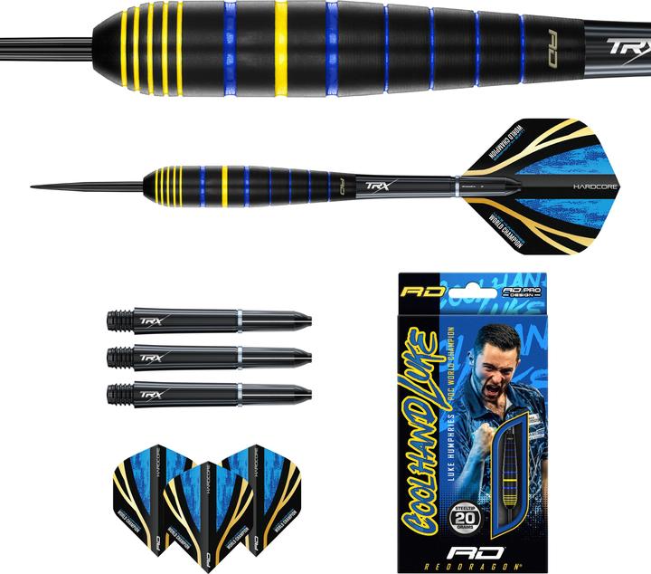 Immagine prodotto Red Dragon Steeldart Luke Humphries WC Brass, 22g (22 g)
