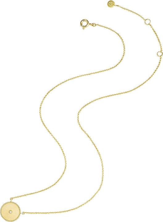 Image du produit Glanzstücke München Femme argent sterling opale (synth.) or jaune 40,0 cm chaîne de base + 5,0 cm extension - 28383 (Argent Sterling, 40 - 45 cm)