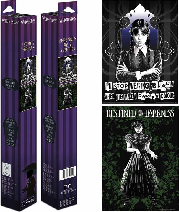 Image du produit Pyramid MERCREDI - Mercredi Addams - Set 2 Posters 52 x 38cm
