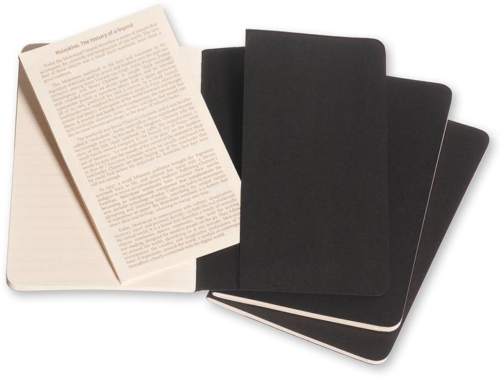 Actual product image Moleskine Cahier Pocket Set of 3 (A6, Lined, Soft cover)