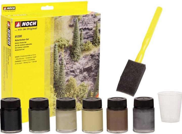 Produktbild Noch 61200 Modellbahn-Naturfarbe Beige, Ocker, Oliv, Erdfarben (earth), Grau, Schwarz 1 Set