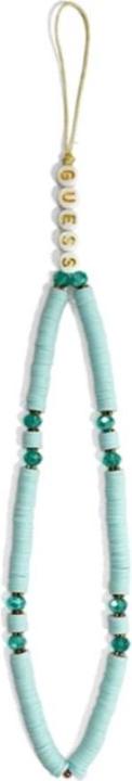 Produktbild Guess Ratet mal, zawieska GUUSTPEARP Phone Strap blau/blaue Heishi-Perlen (25 cm, Kunststoff)