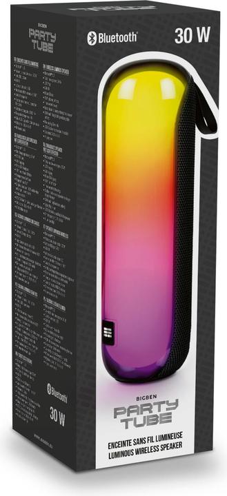 Image du produit Bigben Tube - Enceinte Bluetooth (4 h, Sans source d'énergie externe)
