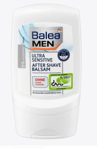 Actual product image Sagrotan Balea men, ultra sensitive, after shave balm 100 ml (Balm, 100 ml)
