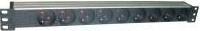 Image du produit ASSMANN Electronic A-19-STRIP-3-IMP 9AC-Sorties 1U Blanc Unité de distribution d'alimentation (PDU)