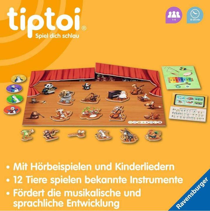 Actual product image tiptoi My animal music fun (German)