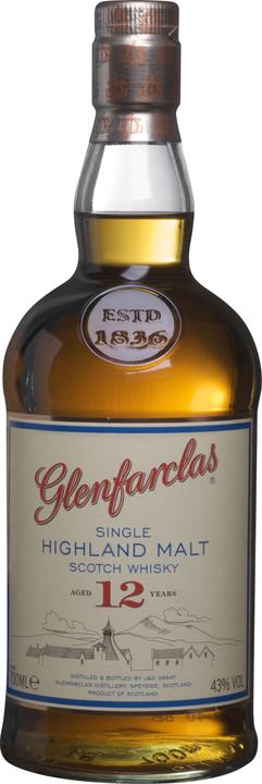 Produktbild Glenfarclas 12 Years (Single Malt, Scotch Whisky, 1 x 70 cl)