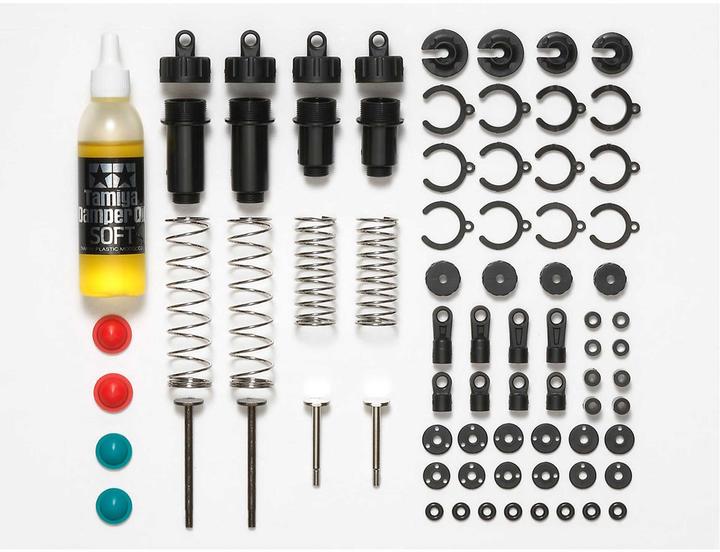Produktbild Tamiya DT-03 CVA Öldämpfer-Set Kurz/Mini (2+2