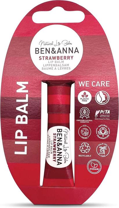 Ben & Anna Lipbalm Strawberry (Balsam, 0.60 ml)