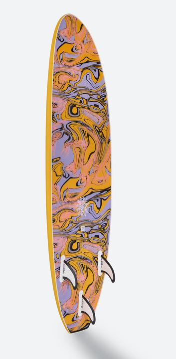 Produktbild Olaian Surfboard Schaumstoff Kinder und Erwachsene 6' - 500 Soft gelb (6')