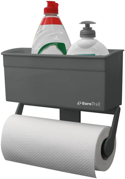Produktbild Eurotrail Papierrollen-Halter mit Saugnäpfen Grau