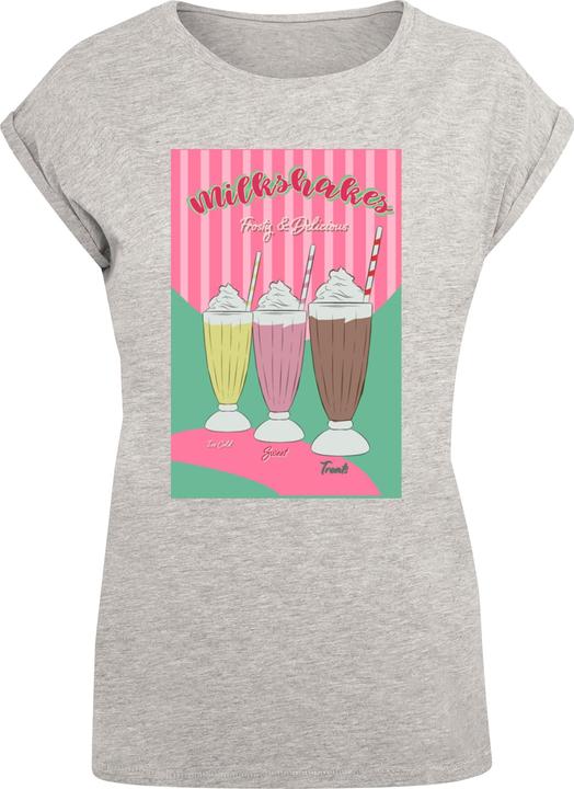 Mister Tee MisterTee Ladies Milkshake Tee - Extended Shoulder Tee - 178079
