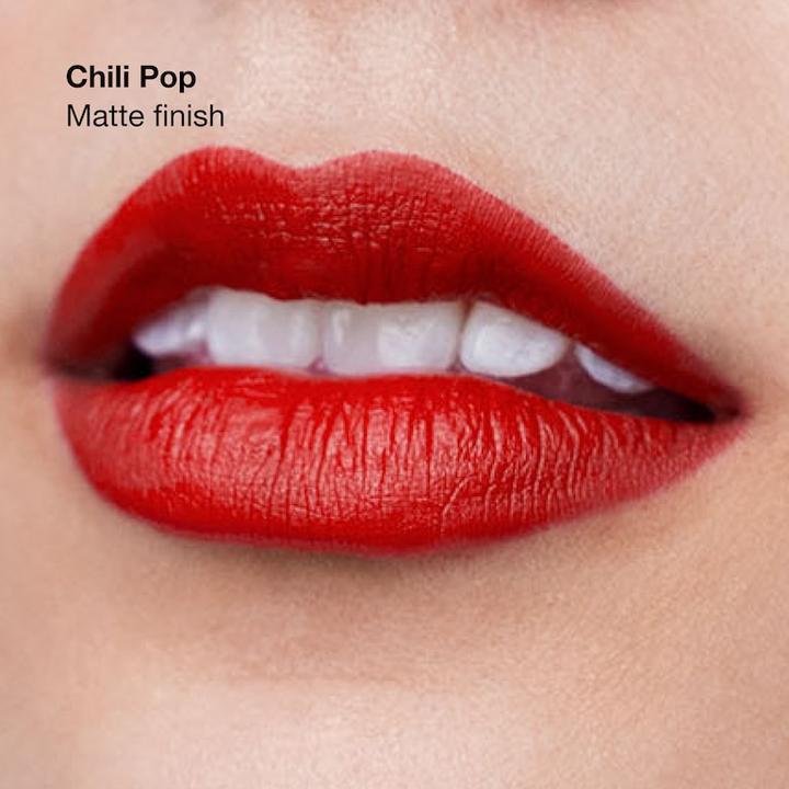 Actual product image Clinique Pop Longwear Lipstick Matte Chilli Pop (Chilli Pop)