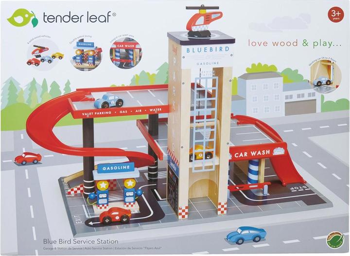 Produktbild Tender Leaf Toys Autowerkstatt Blue Bird