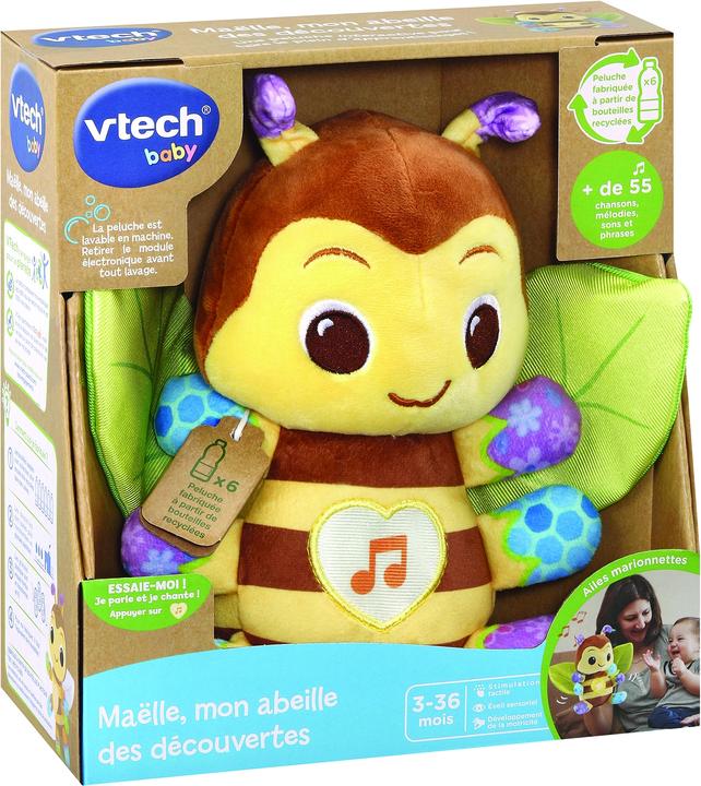 Actual product image VTech Maëlle, mon abeille des découvertes (bouteilles plastique recyclées) (24.50 cm)