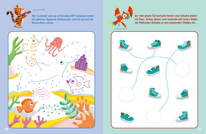 Produktbild Tessloff Sticker-Rätsel für Kindergarten-Kids. Farben und Formen (Deutsch, Christine Thau, 2022)