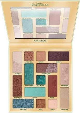Actual product image Catrice Disney The Jungle Book Eyeshadow Palette 15 Colors Natural Intense Vegan (030 Mother Nature's Recipes)