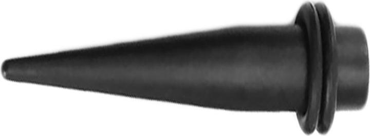 Star Piercing Expander schwarz matt (ohne Messing, Chirurgenstahl 316L)