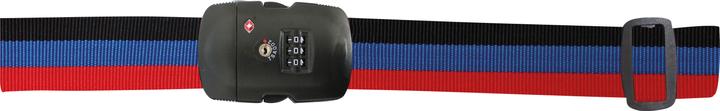 Move TSA Combination Luggage Strap 190x5cm, Black/Red