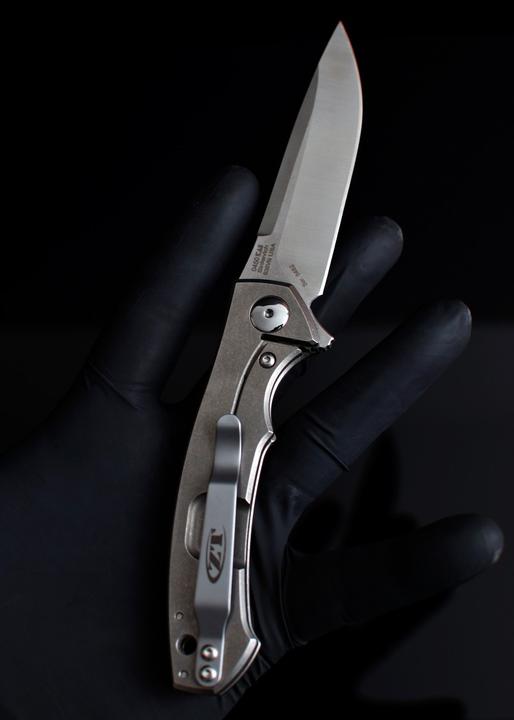 Image du produit Zero ZT 0450 Couteau de poche Sinkevich avec manche en titane (8.50 cm)