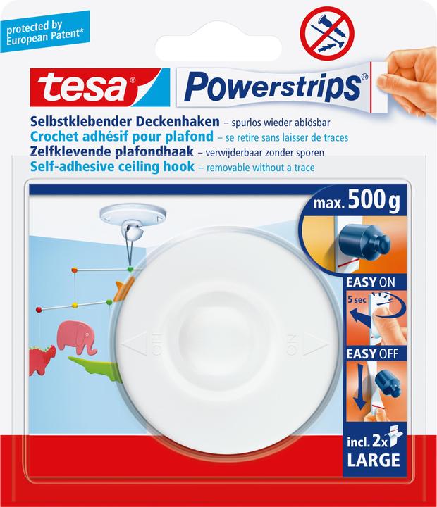 Produktbild tesa Powerstrips Deckenhaken