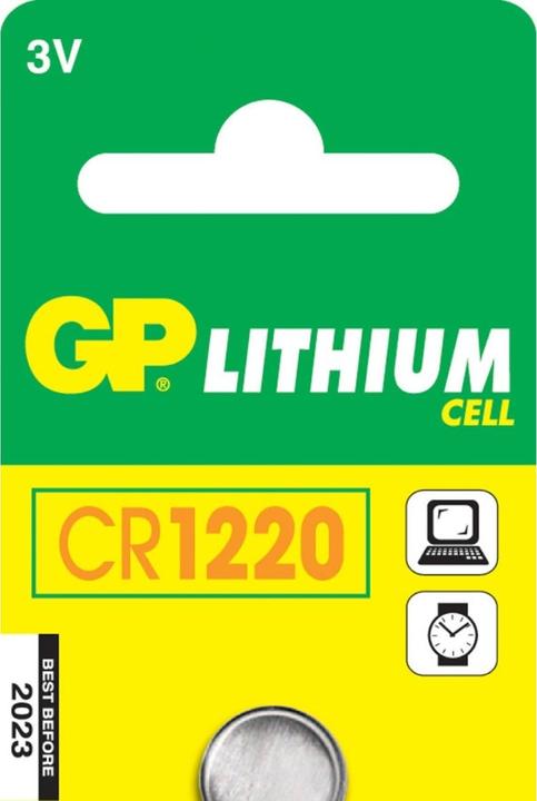Produktbild GP Batteries Cr1220 (1 Stk., CR1220, 36 mAh)
