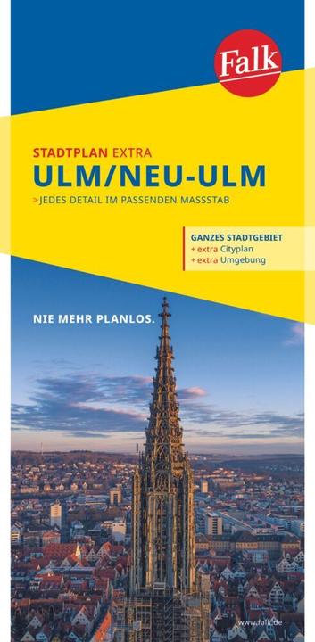 Produktbild Falk Stadtplan Extra Ulm, Neu-Ulm 1:20.000