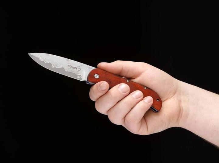 Image du produit Böker Exskelibur I Cocobolo Damas (9 cm)