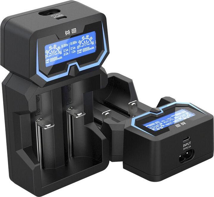 Actual product image Xtar X2 Charger (1 pcs., AAA, AA, Rechargeable battery)