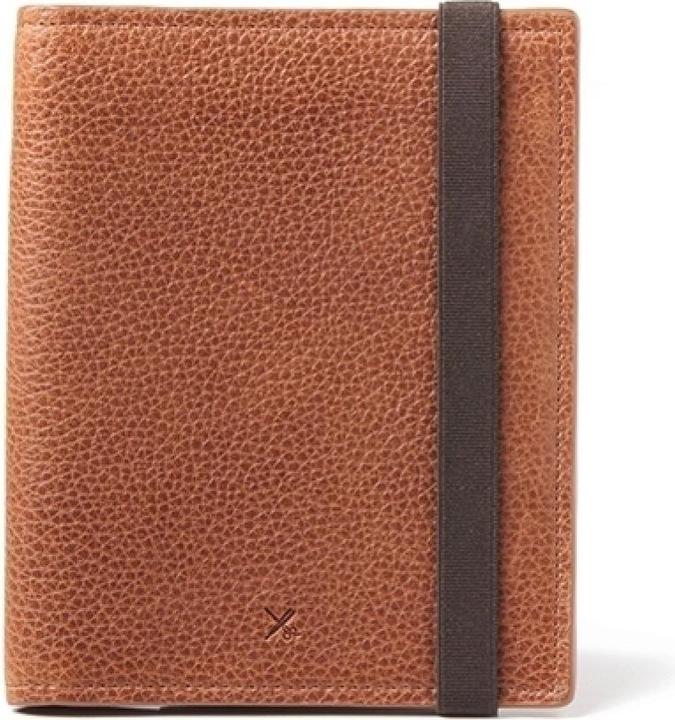 Image du produit Barber Shop Passport Etui, genarbtes braunes Leder
