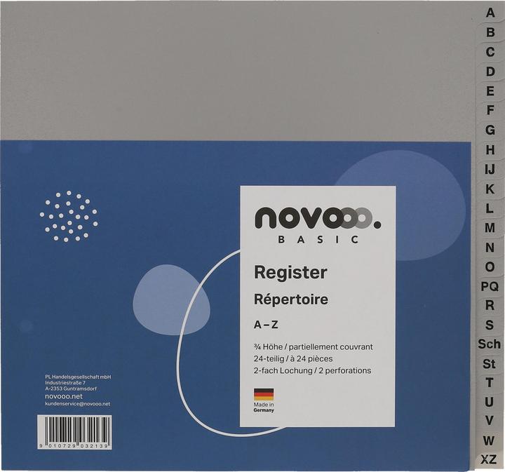 Immagine prodotto Novooo Registro PP grigio altezza 3/4