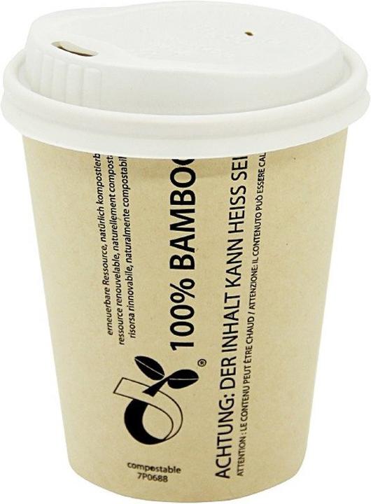 Produktbild Bio Kaffeebecher aus Bambus 200ml (50 x)