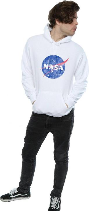 Actual product image Nasa Mens Insignia Cotton Logo Hoodie (M)
