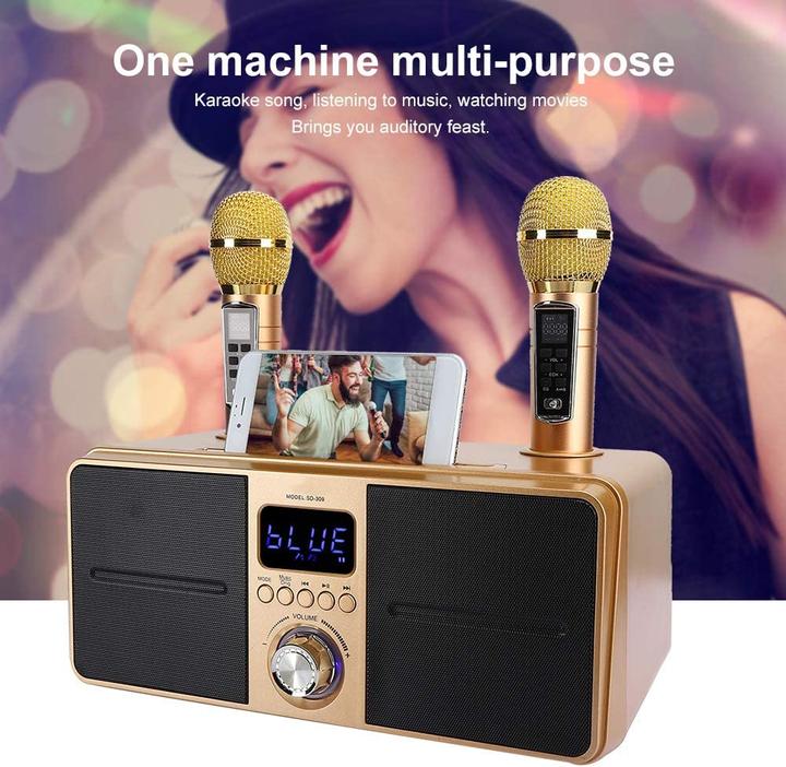 Produktbild Bewinner1 Karaoke Lautsprecher, golden