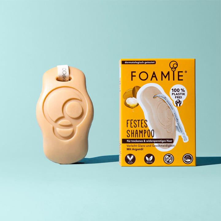 Produktbild Foamie Kiss Me Argan (80 ml, Festes Shampoo)