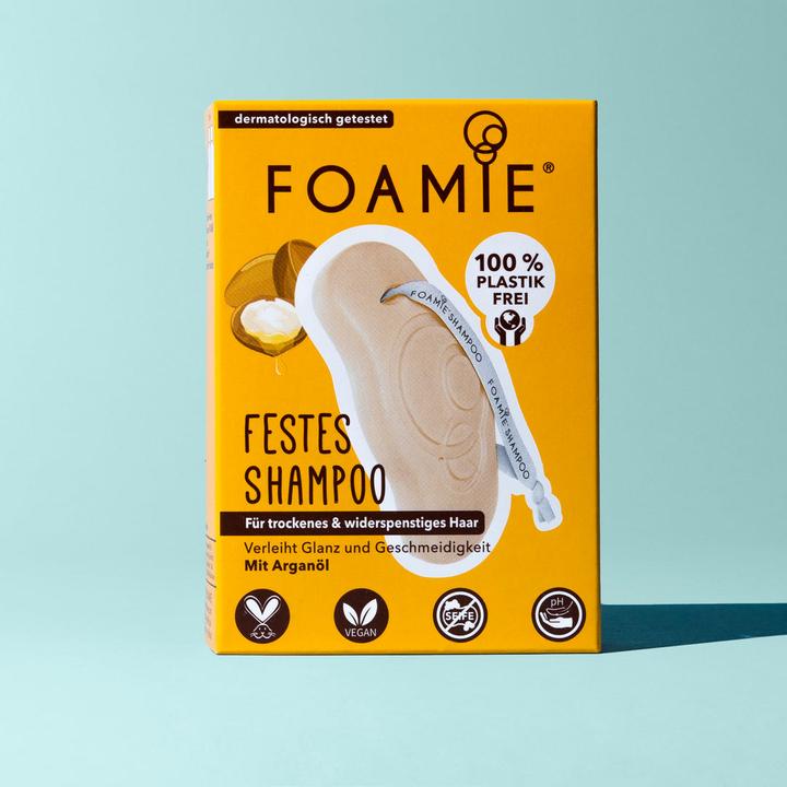 Produktbild Foamie Kiss Me Argan (80 ml, Festes Shampoo)