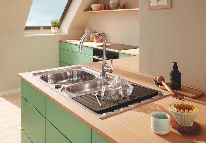 Actual product image Grohe DRAP REK - M -format - Heat resistant - Dishwasher resistant - Silicone - Black