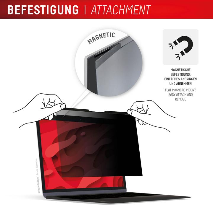 Produktbild Displex Privacy Safe, Laptop Blickschutzfilter (12.50", 3 : 2)
