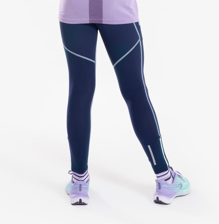 Image du produit Kiprun Cuissard long enfant zippé - Dry+ 900 bleu foncé/vert