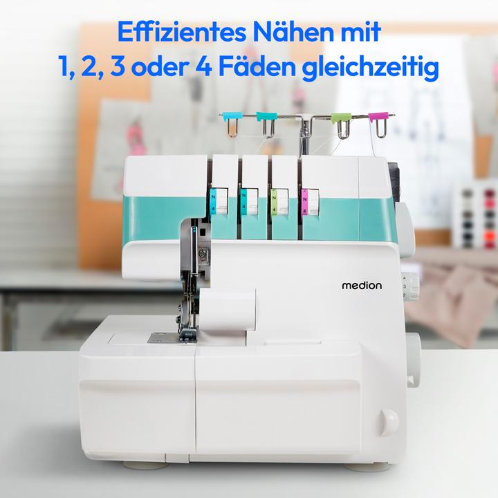 Actual product image Medion Sewing machine Life Overlock SO90