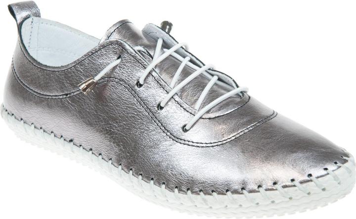 Lunar Leinenschuhe St Ives Metallic Leder (39)