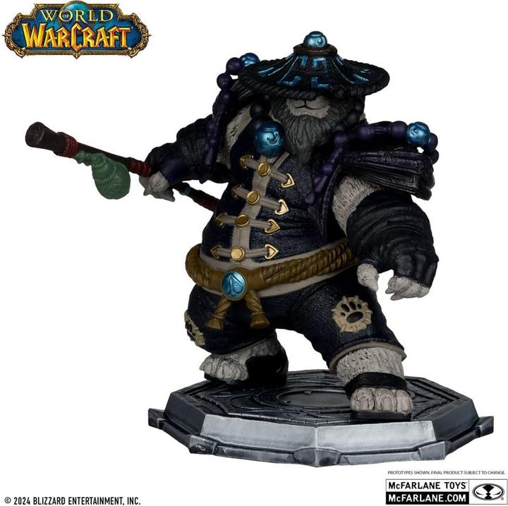 Produktbild McFarlane World of Warcraft PVC Statuen 2er-Pack 1/12 Dwarf Hunter: Beast Master & Pandaren: Monk (Gold Label)