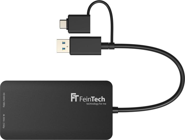 Produktbild FeinTech CX200 USB HDMI Adapter 2 Displays (USB-C, USB-A)